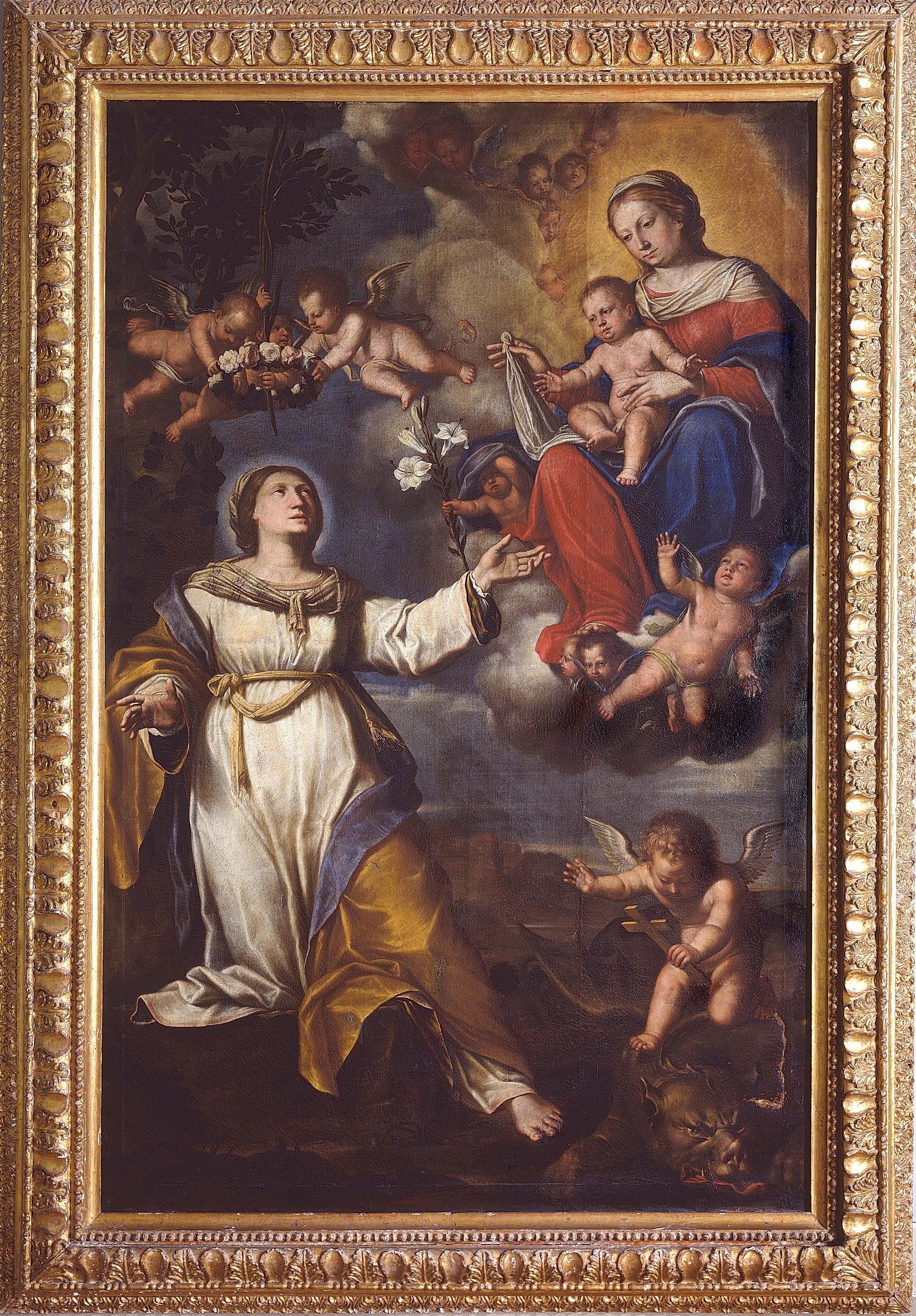 Madonna in Gloria con S. Margherita